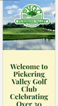 Mobile Screenshot of golfpickeringvalley.com